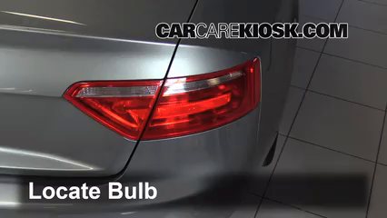2008 Audi S5 4.2L V8 Lights Tail Light (replace bulb)